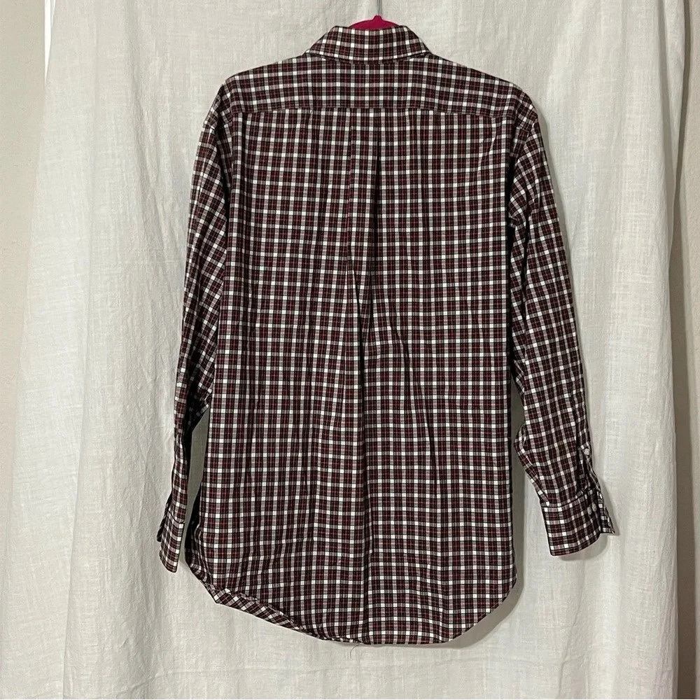 Lauren Ralph Lauren Shirt Men's Red Non Iron Long Sleeve Dress Shirt 16.5 32/33 - Picture 2 of 6